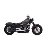 Rinehart Racing Muffler Slip On 3.5" Black W/Black End Caps Slip-Ons Exhaust Rinehart Racing