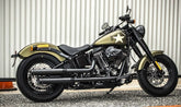 Rinehart Racing Muffler Slip On 3.5" Black W/Black End Caps Slip-Ons Exhaust Rinehart Racing