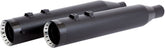 Khrome Werks Mufflers Turbine Tip Slip On 4.5" High Preformance Plus Black Slip-Ons Exhaust Khrome Werks