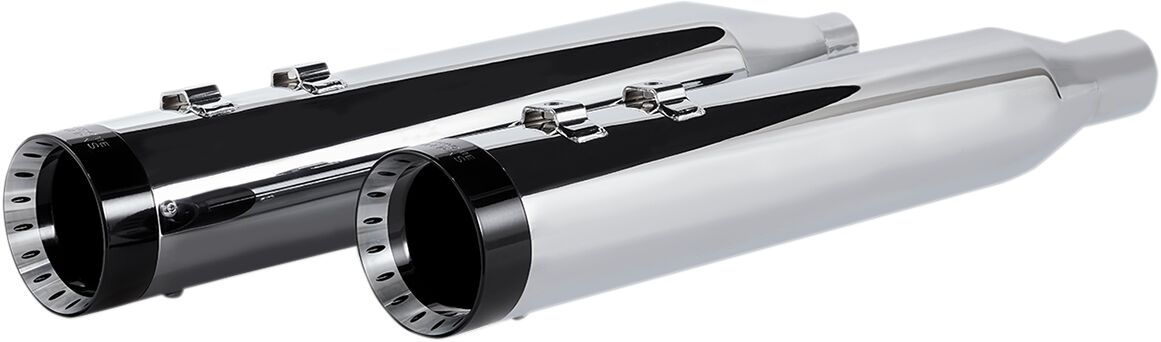Khrome Werks Mufflers Turbine Tip Slip On 4.5" High Preformance Plus Chrome Slip-Ons Exhaust Khrome Werks