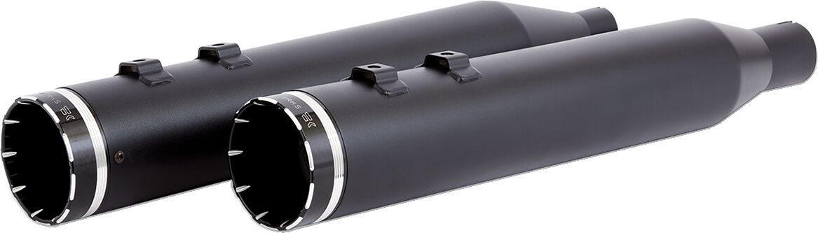 Khrome Werks Mufflers Tracer Tip Slip On 4.5" High Preformance Plus Black Slip-Ons Exhaust Khrome Werks