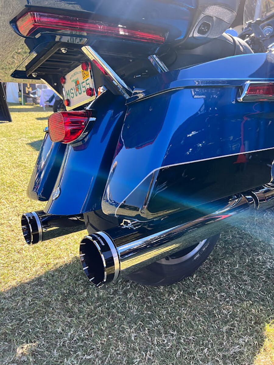 Khrome Werks Mufflers Tracer Tip Slip On 4.5" High Preformance Plus Chrome Slip-Ons Exhaust Khrome Werks