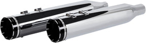 Khrome Werks Mufflers Tracer Tip Slip On 4.5" High Preformance Plus Chrome Slip-Ons Exhaust Khrome Werks