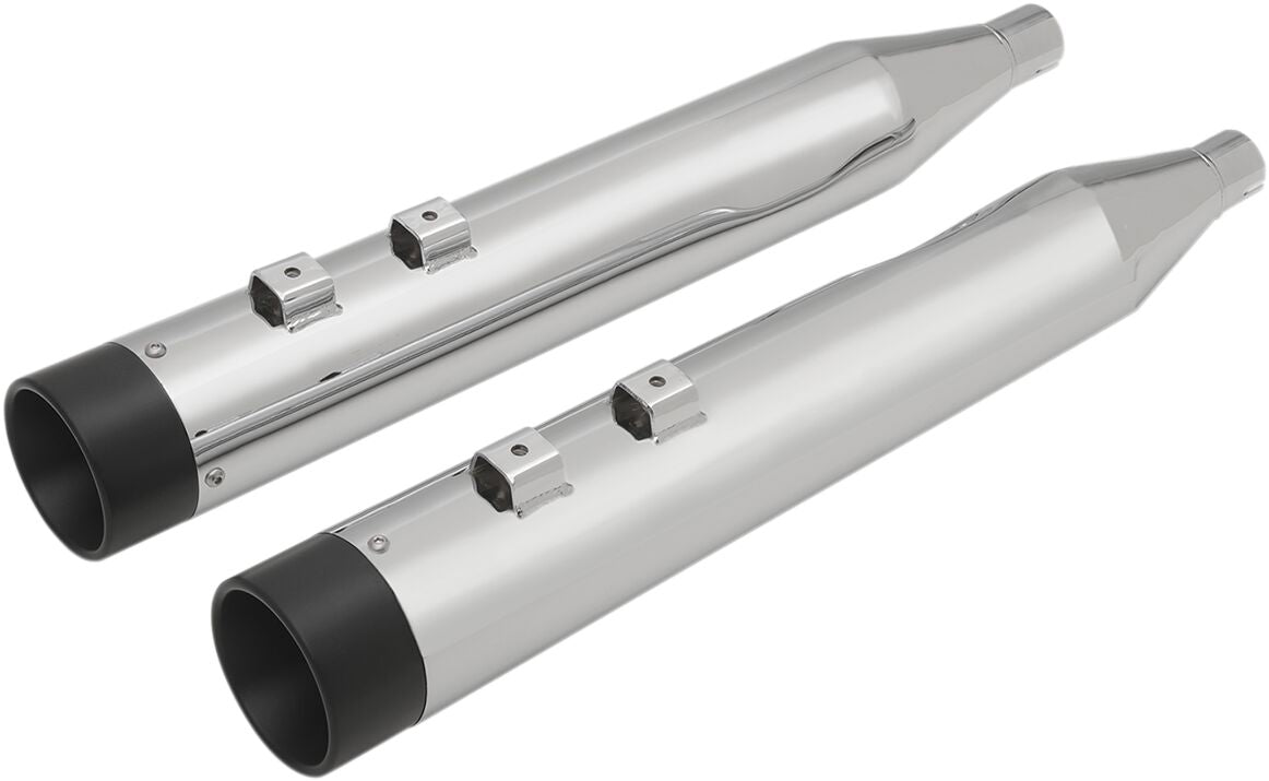 Drag Specialties Muffler Chr 4 W/Bl 95 16 MUFFLERS FOR HARLEY Drag Specialties