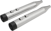 Drag Specialties Muffler Chr 4 W/Bl 95 16 MUFFLERS FOR HARLEY Drag Specialties