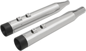 Drag Specialties Muffler Chr 4 W/Bl 17+Fl MUFFLERS FOR HARLEY Drag Specialties