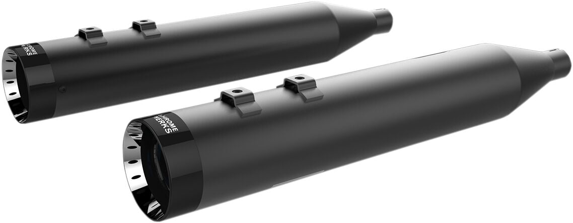 Khrome Werks Mufflers W/Tu Tip Bk96 16 MUFFLERS FOR HARLEY Khrome Werks