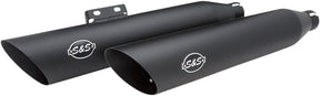 S&S Cycle Muffler Slip On Slash Cut Black Slip-Ons Exhaust S&S Cycle