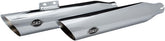 S&S Cycle Muffler Slip On Slash Cut Chrome Slip-Ons Exhaust S&S Cycle