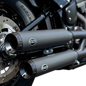 S&S Cycle Muffler Slip On Grand National Black Ceramic Slip-Ons Exhaust S&S Cycle