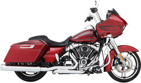 Rinehart Racing Muffler Slip On 4.5" Ec Chrome W/Chrome Tradition End Cap Slip-Ons Exhaust Rinehart Racing