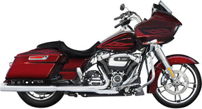 Rinehart Racing Muffler Slip On 4" Ec Chrome W/Chrome End Caps Slip-Ons Exhaust Rinehart Racing