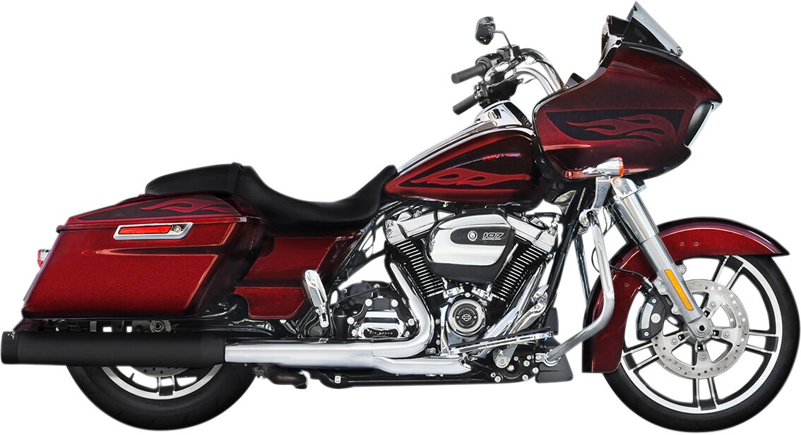 Rinehart Racing Muffler Slip On 4" Ec Black W/Black End Caps Slip-Ons Exhaust Rinehart Racing