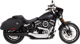 Rinehart Racing Muffler Slip On 4" Sport Glide Black/Black Slip-Ons Exhaust Rinehart Racing