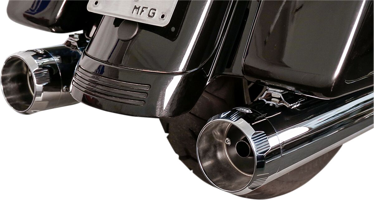 S&S Cycle Mk45 Ec Slip On Muffler Thruster Chrome Slip-Ons Exhaust S&S Cycle