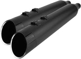 Khrome Werks Muffler 4.5 Edge Fl Tc Bl MUFFLERS FOR HARLEY Khrome Werks