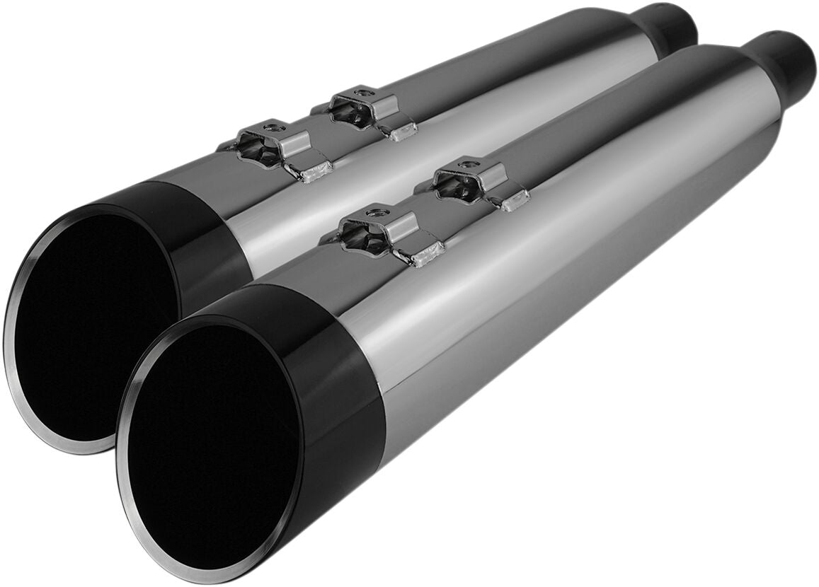 Khrome Werks Muffler 4.5"Edge Fl M8 Ch Slip-Ons Exhaust Khrome Werks