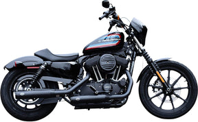 S&S Cycle Grand National Ec Slip On Mufflers Black/Black Slip-Ons Exhaust S&S Cycle