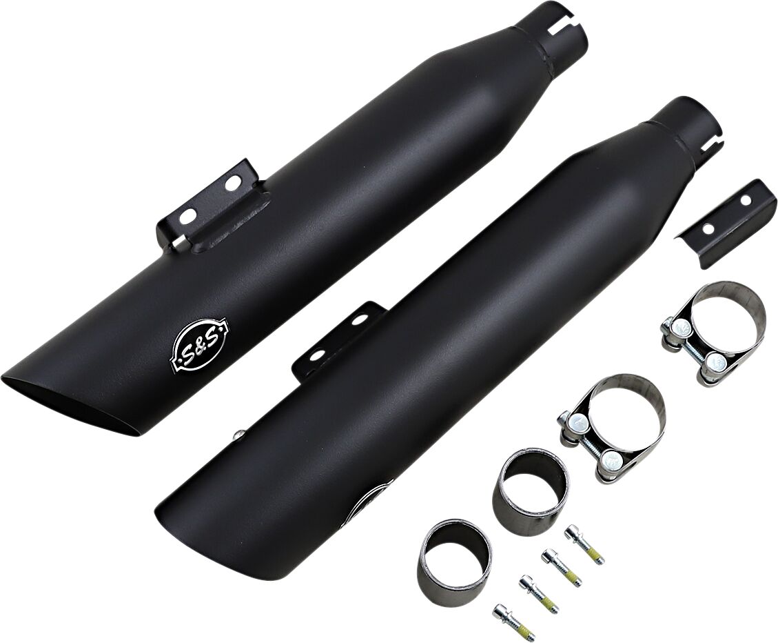 S&S Cycle Muffler S/C Blk 50 S Flfb Slip-Ons Exhaust S&S Cycle