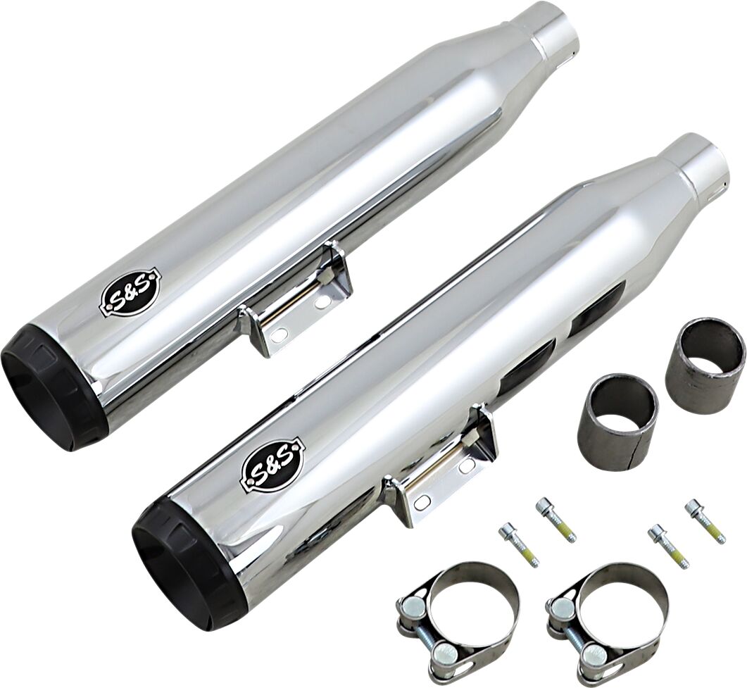 S&S Cycle Muffler Chr Gn50 S St D/H Slip-Ons Exhaust S&S Cycle