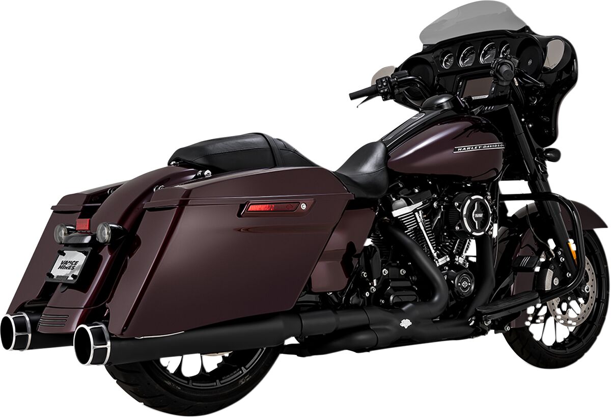 Vance & Hines Slip-On Torque 450, Black - 17-24 Touring Slip-Ons Exhaust Vance & Hines