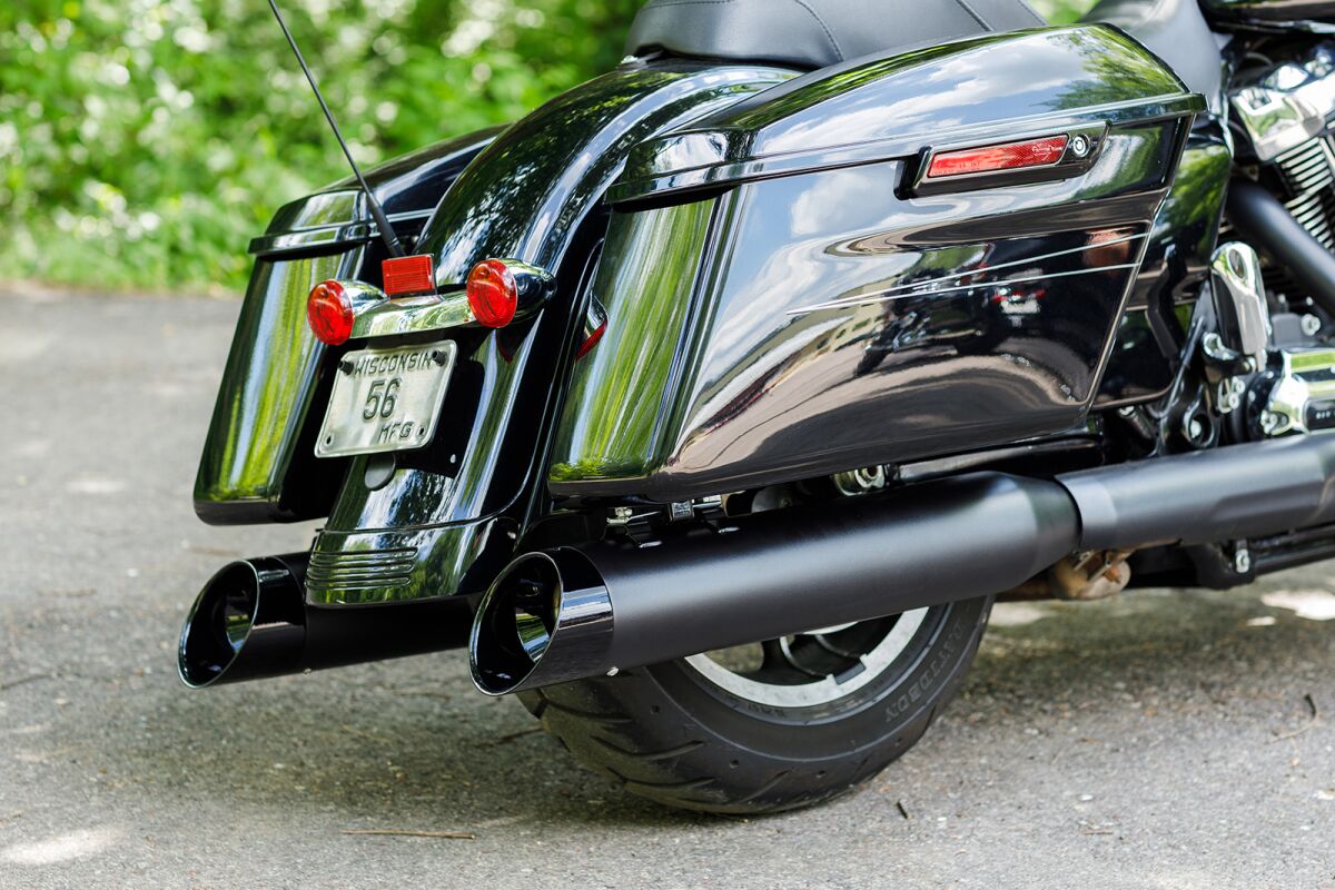 S&S Cycle Mufflers Bl Mk45 Cl 22 Fl Slip-Ons Exhaust S&S Cycle