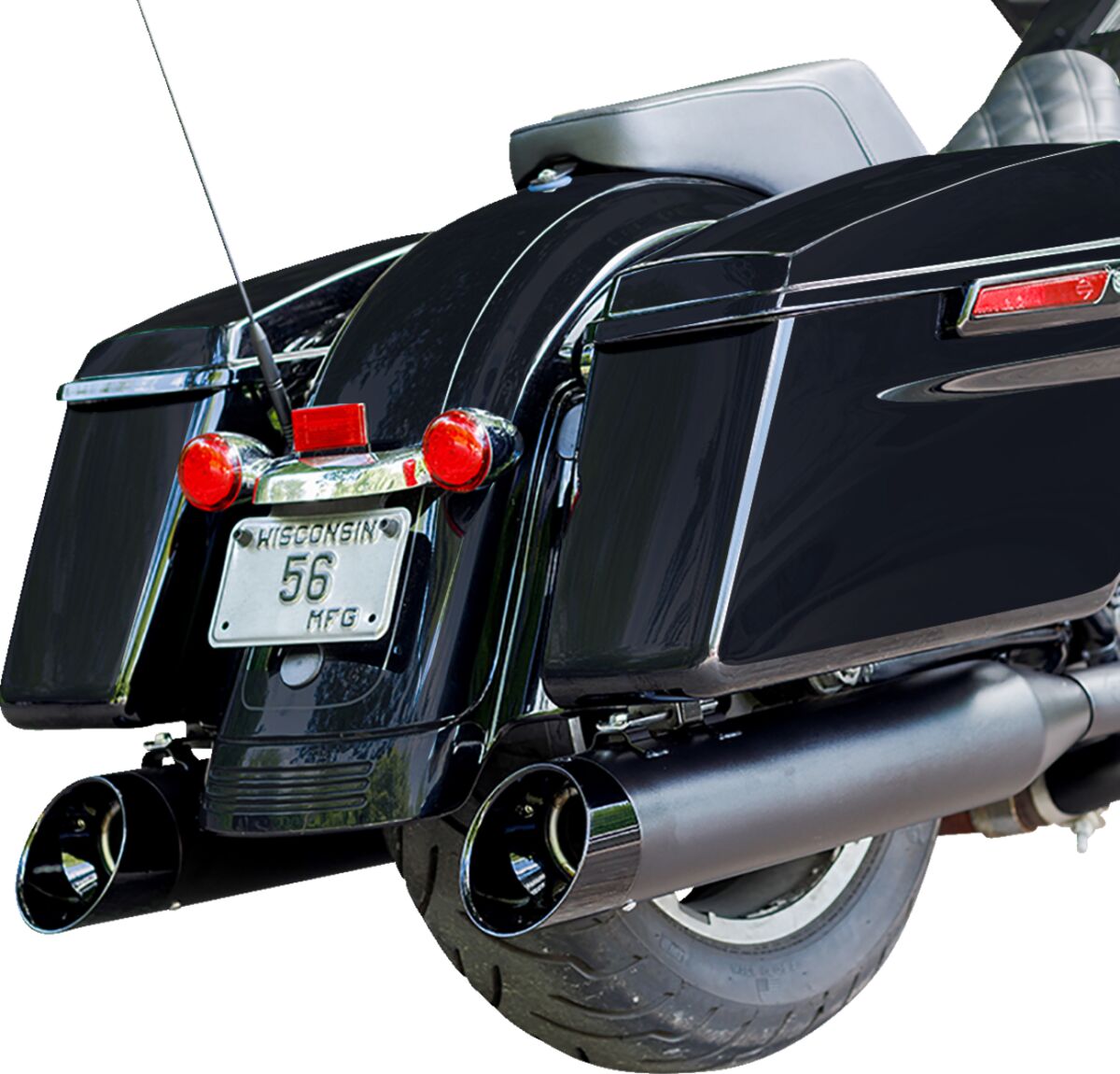 S&S Cycle Mufflers Bl Mk45 Cl 16 Fl Slip-Ons Exhaust S&S Cycle