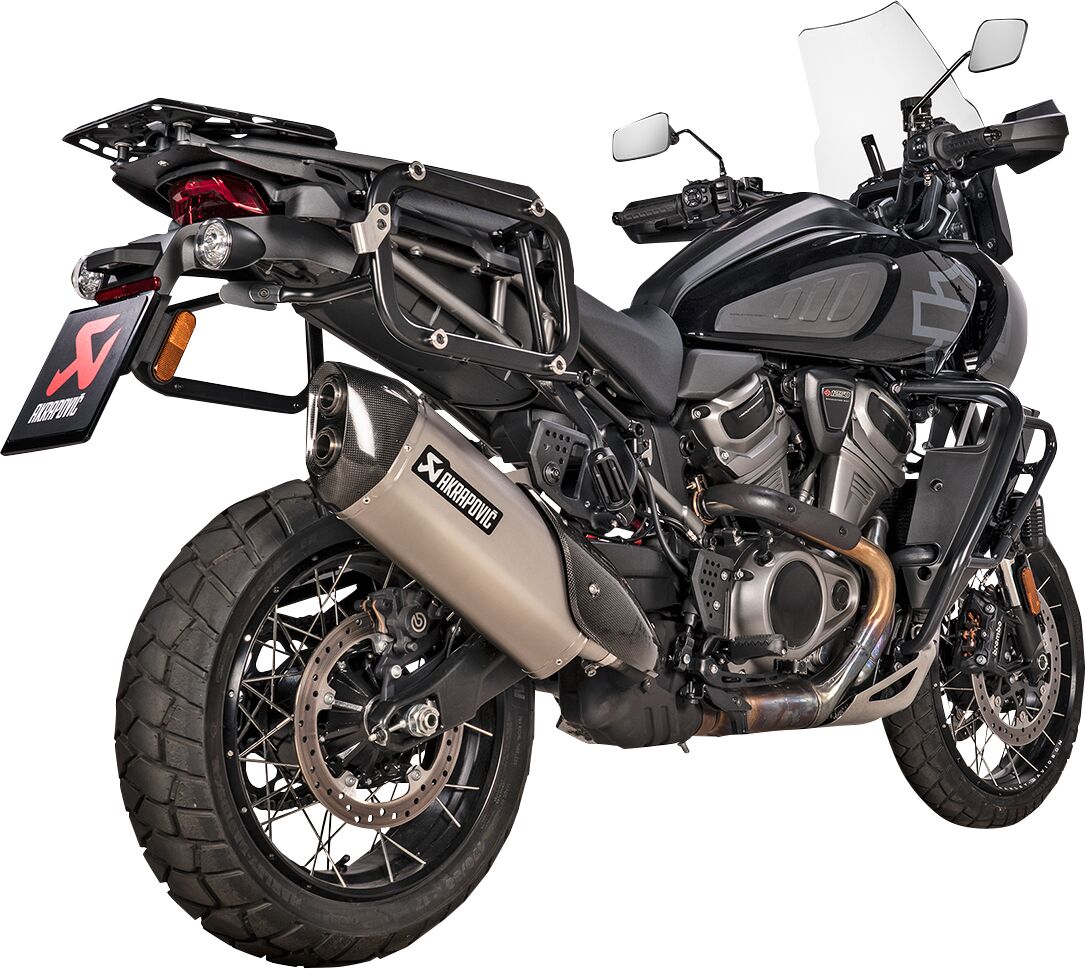 Akrapovic Titanium Slip-On - 21+ Pan America Slip-Ons Exhaust Akrapovic