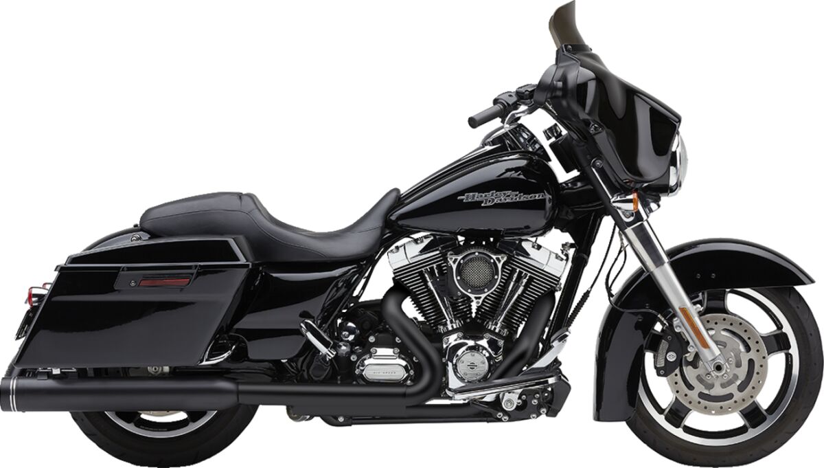 Cobra Muffler Nh 4 Flh Blk MUFFLERS FOR HARLEY Cobra