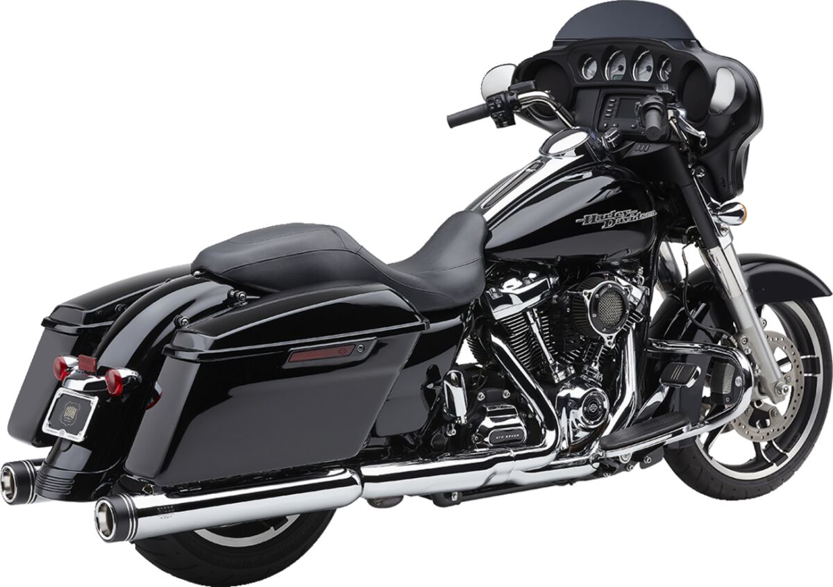 Cobra Muffler Nh 4" Flh Chr Slip-Ons Exhaust Cobra