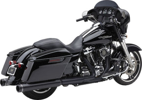 Cobra Muffler Nh 4" Flh Blk Slip-Ons Exhaust Cobra