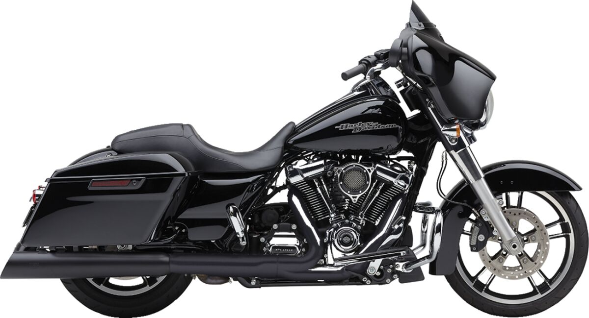 Cobra Muffler Nh 4.5" Flh Blk Slip-Ons Exhaust Cobra