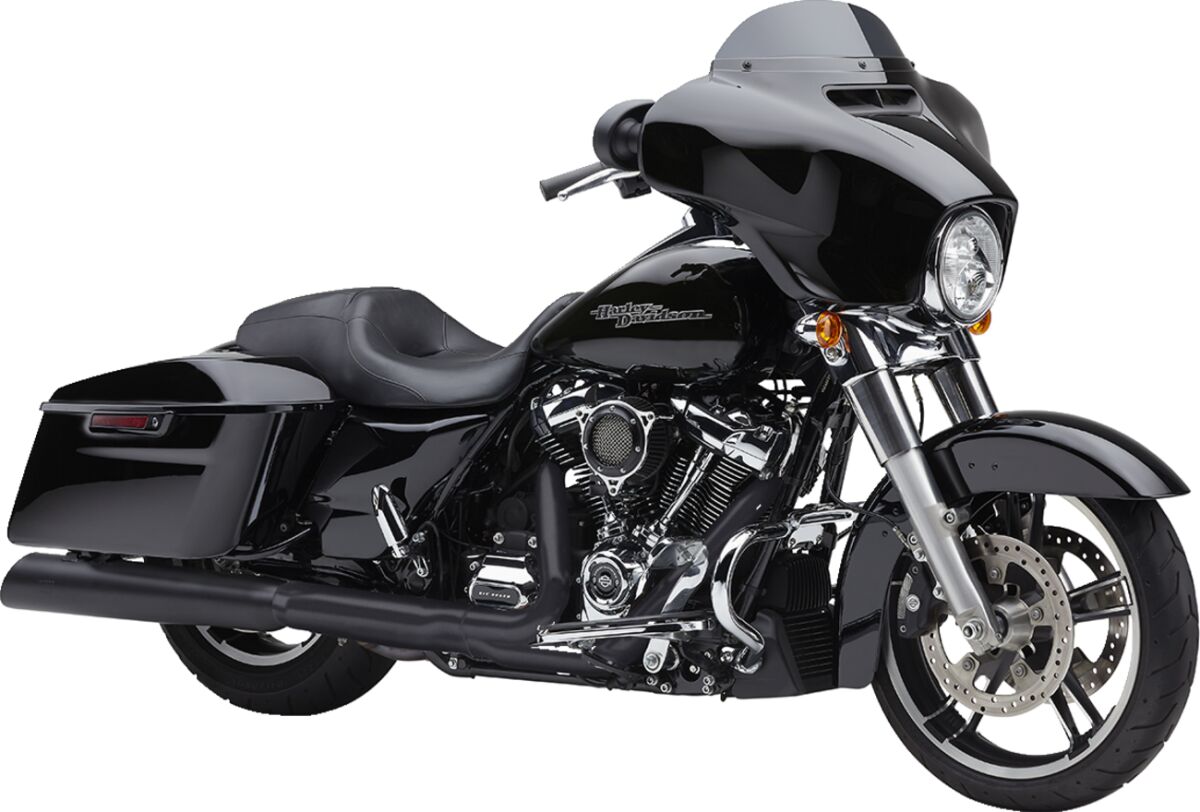 Cobra Muffler Nh 4.5" Flh Blk Slip-Ons Exhaust Cobra