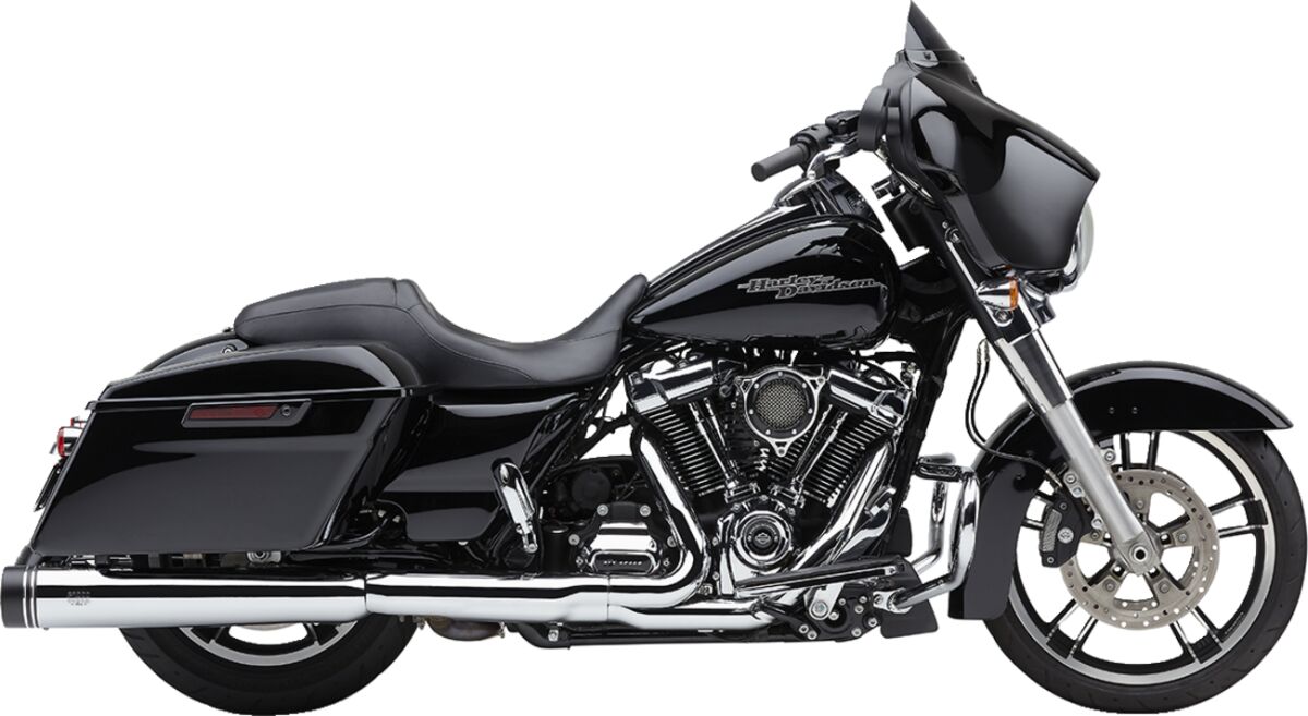 Cobra Muffler Nh 4.5" Flh Chr Slip-Ons Exhaust Cobra