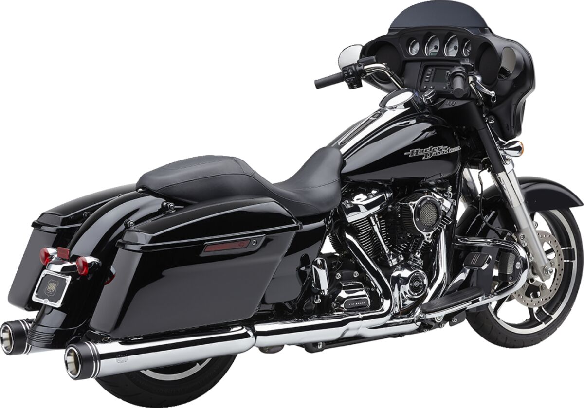 Cobra Muffler Nh 4.5" Flh Chr Slip-Ons Exhaust Cobra