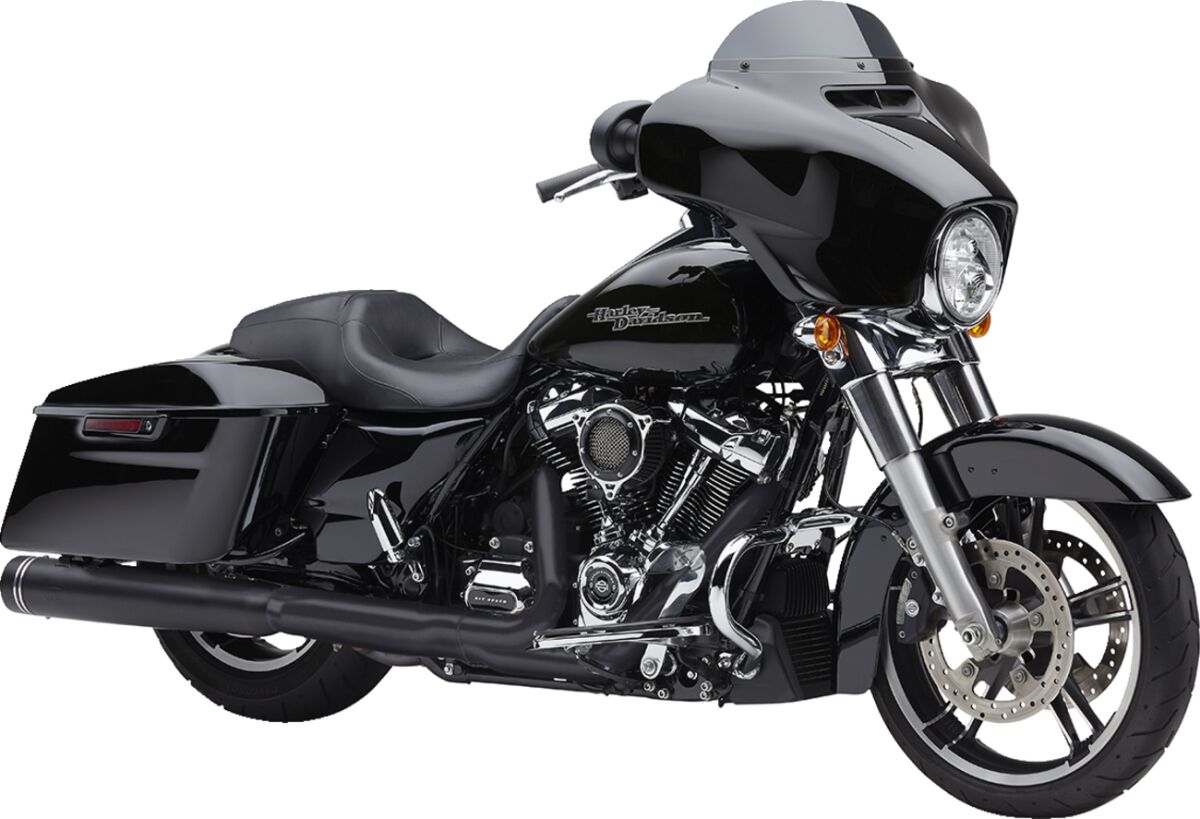 Cobra Muffler Nh 4.5" Flh Blk Slip-Ons Exhaust Cobra