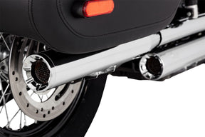 Vance & Hines Slip-On Eliminator 300, Chrome - 18+ Softail Slip-Ons Exhaust Vance & Hines