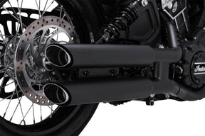 Mufflers 3"Blk.Ts.Scout Vance & Hines