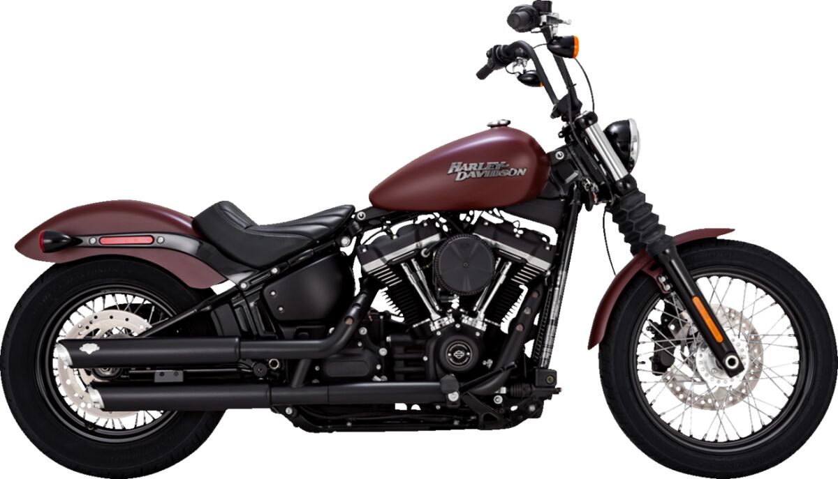 Twin Slash 3" Mufflers Black Vance & Hines Default Title