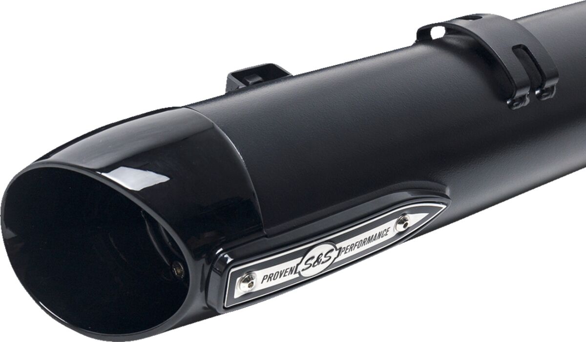 S&S Cycle Muffler Slsh Ind. 14+.Blk Slip-Ons Exhaust S&S Cycle