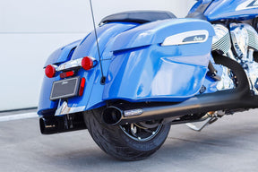 S&S Cycle Muffler Slsh Ind. 14+.Blk Slip-Ons Exhaust S&S Cycle