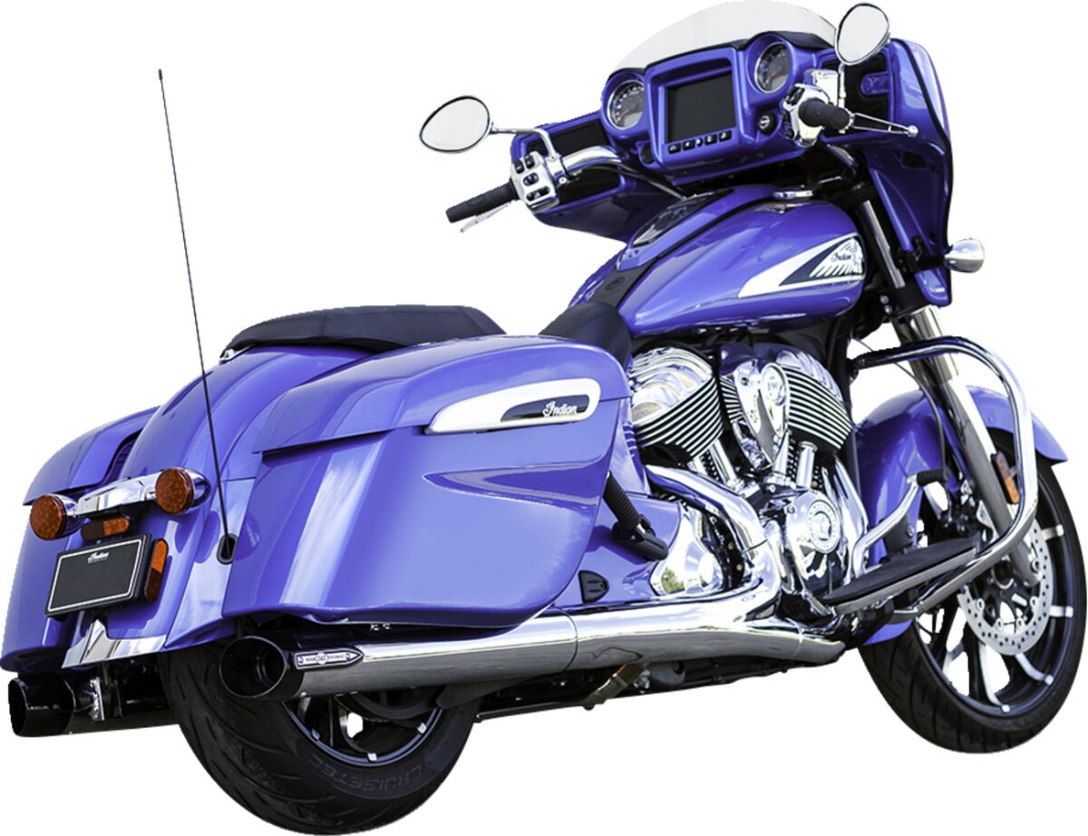 S&S Cycle Muffler Slsh Ind. 14+.Chr Slip-Ons Exhaust S&S Cycle