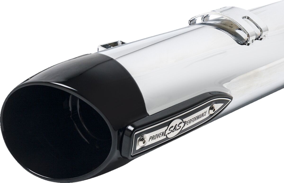 S&S Cycle Muffler Slsh Ind. 14+.Chr Slip-Ons Exhaust S&S Cycle