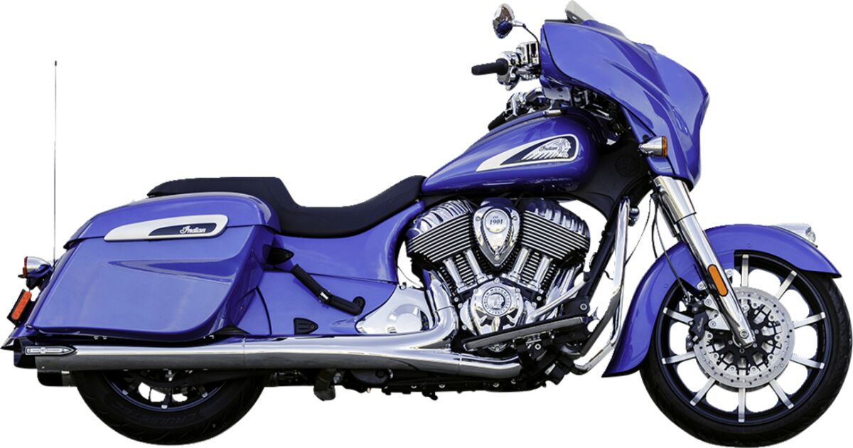 S&S Cycle Muffler Slsh Ind. 14+.Chr Slip-Ons Exhaust S&S Cycle