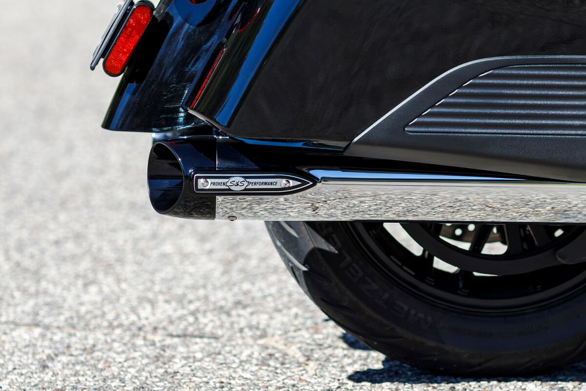 S&S Cycle Muffler Slsh Ind. 14+.Chr Slip-Ons Exhaust S&S Cycle