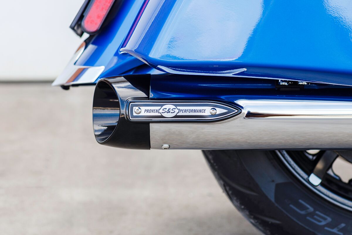 S&S Cycle Muffler Slsh Ind. 14+.Chr Slip-Ons Exhaust S&S Cycle