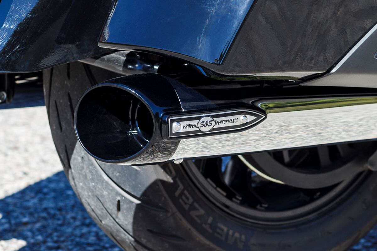 S&S Cycle Muffler Slsh Ind. 14+.Chr Slip-Ons Exhaust S&S Cycle