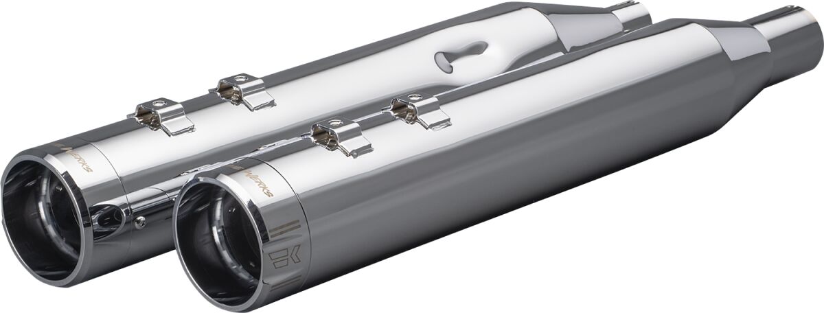 Khrome Werks Muffler 4.5"Klas Fl M8 Ch Slip-Ons Exhaust Khrome Werks