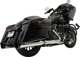 Bassani Xhaust 4.5" Straight Exhaust System, Chrome - 17-25 Touring Slip-Ons Exhaust Bassani Xhaust