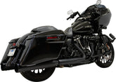 Bassani Xhaust 4.5" Straight Exhaust System, Black - 17-25 Touring Slip-Ons Exhaust Bassani Xhaust